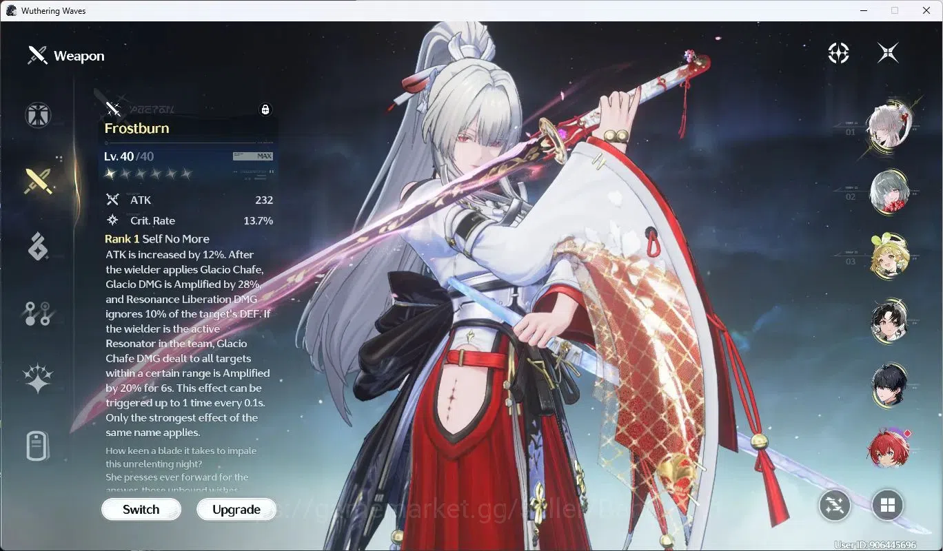 Wuthering Waves Accounts SEA |UL 33 | Rank 4 | 2x 5*Limited Char: Hiyuki L5 image 5