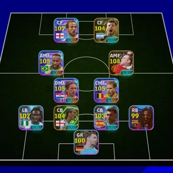 eFootball Accounts Legends & Iconic Players Mobile|PW 3195|Showtime Kane,De Bruyne,Neymar Jr, Modric,|Epic van