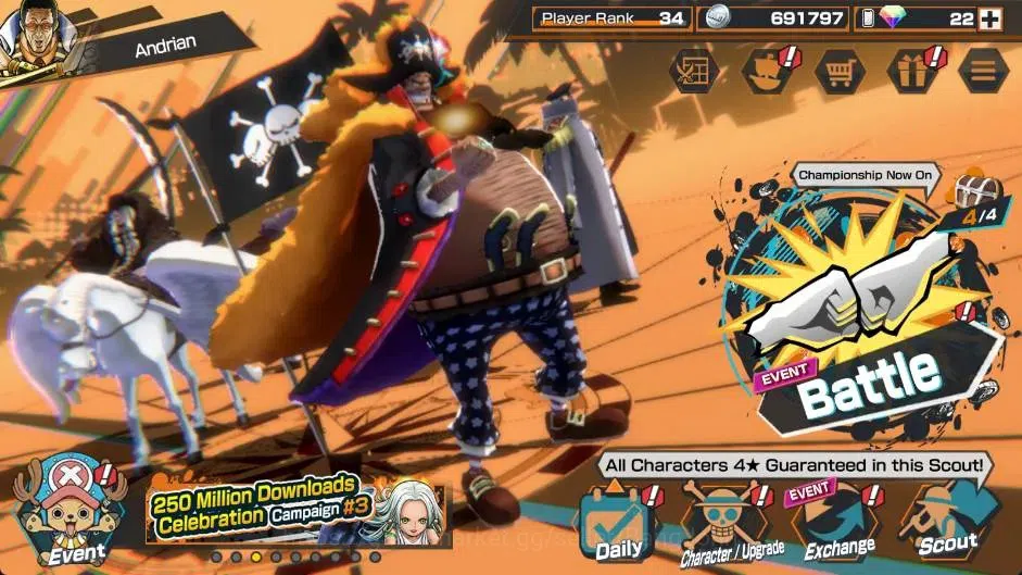One Piece Bounty Rush Accounts Global | EX 9 |PR 34 |Borsalino Lv. 100/100,Marsha image 10