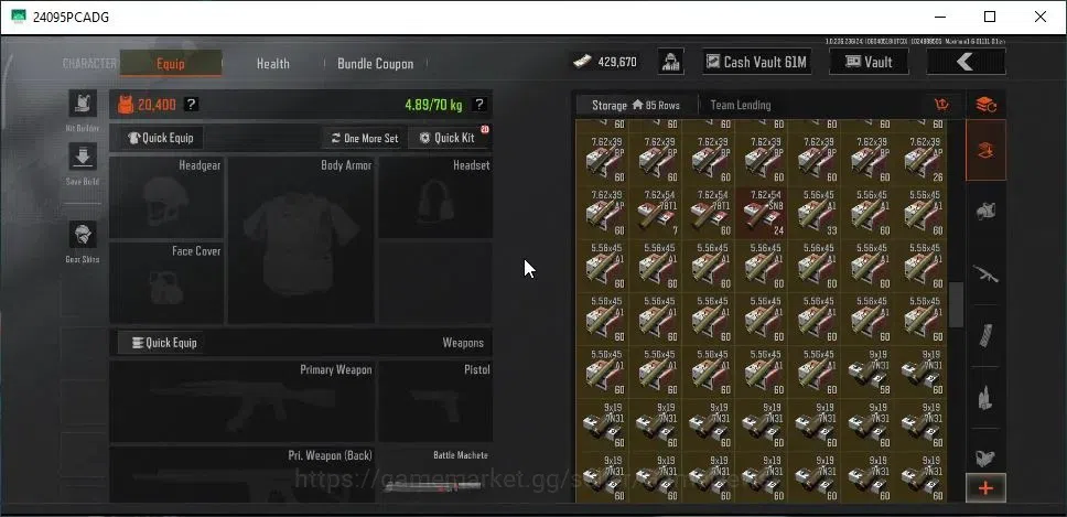 Arena Breakout Accounts MOBILE|Lv 30|SV 80M|CV 61M|5 Set|Battle Machete,Re image 3