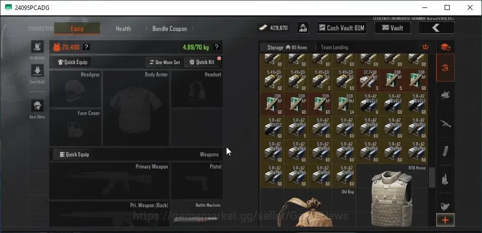 Arena Breakout Accounts MOBILE|Lv 30|SV 80M|CV 61M|5 Set|Battle Machete,Re image 5
