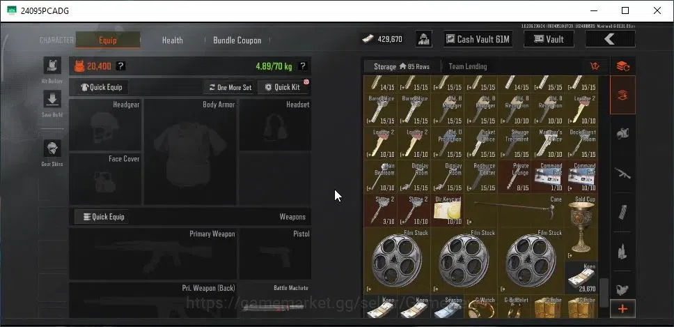 Arena Breakout Accounts MOBILE|Lv 30|SV 80M|CV 61M|5 Set|Battle Machete,Re image 6