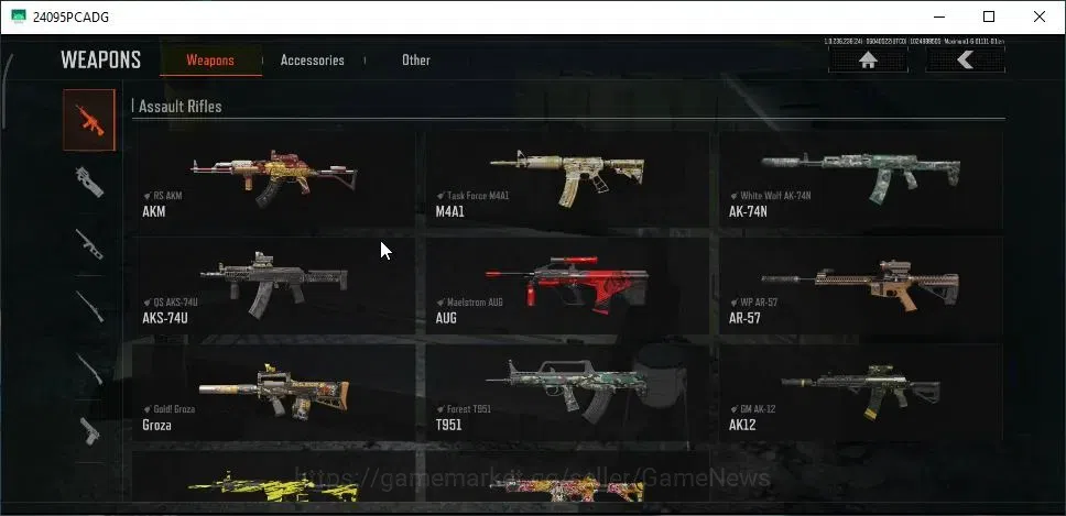 Arena Breakout Accounts MOBILE|Lv 30|SV 80M|CV 61M|5 Set|Battle Machete,Re image 9