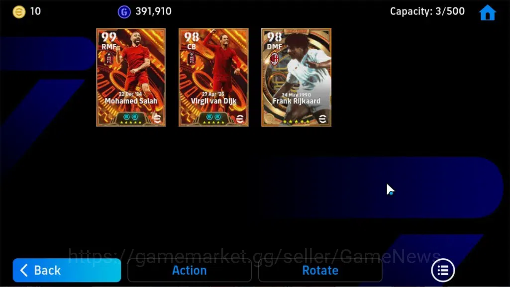 eFootball Accounts Android|BigTime Mohamed Salah,Virgil van Dijk,Fran image 8