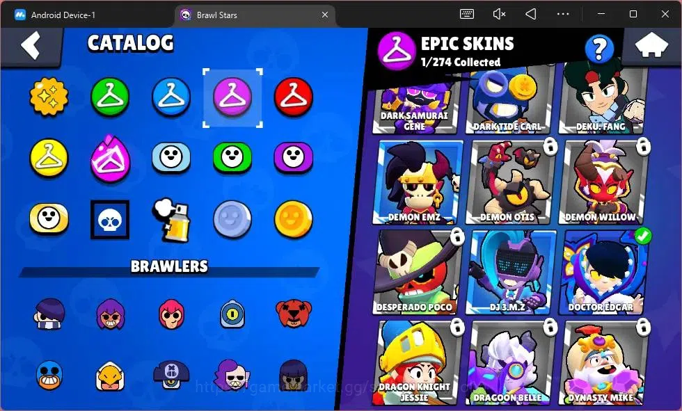 Brawl Stars Accounts Global | 416 Thropy | 9 Brawler|1 Max Hypercharge( image 1