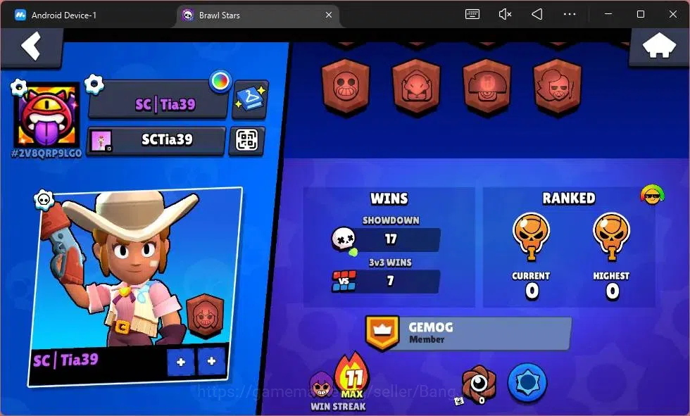 Brawl Stars Accounts Global | 416 Thropy | 9 Brawler|1 Max Hypercharge( image 5