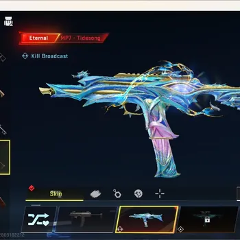 Blood Strike Accounts High-End ASIA|2 Eternal Guns:MP7-Tidesong Lv2,D.E-Scorpius|2 Ultra Melee:The Iron-,Talon Knife|4