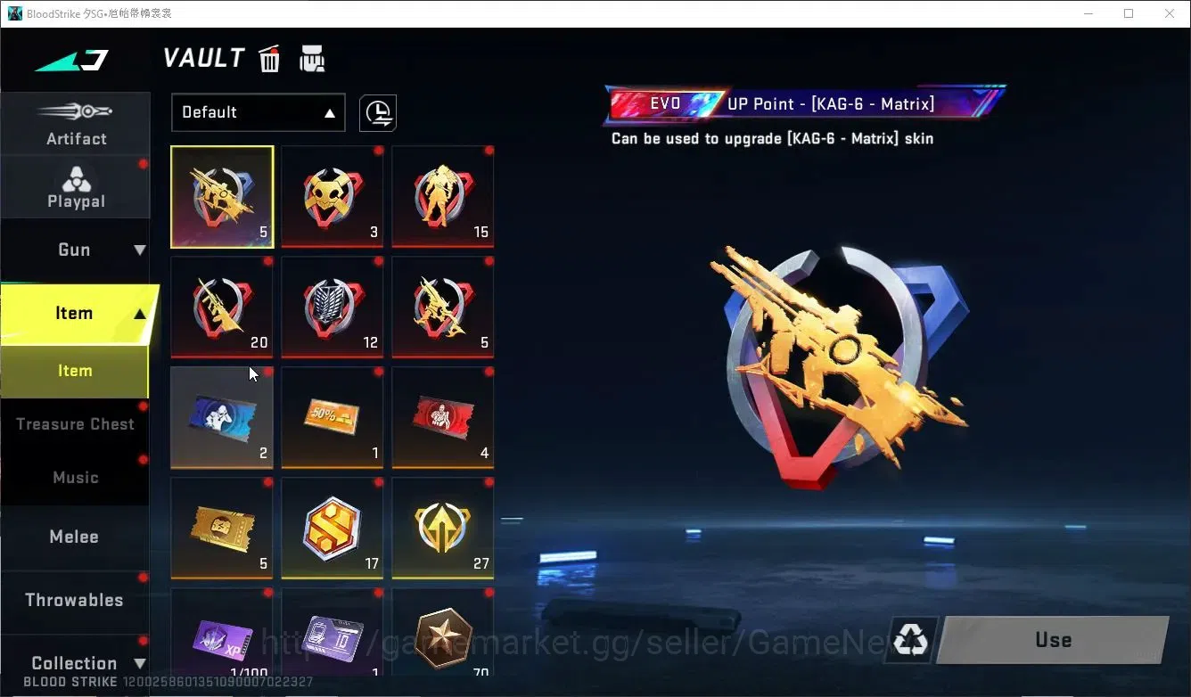 Blood Strike Accounts ASIA|10 Ultra Striker Zero,Blast,Ethan,Hank,Jet,No image 13