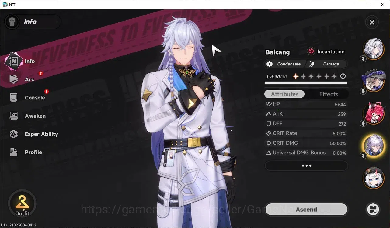 Neverness to Everness Accounts GLOBAL SEA|HL 25|Tyc 9|Hotori Prem Team|5 SSR|Hoto image 4