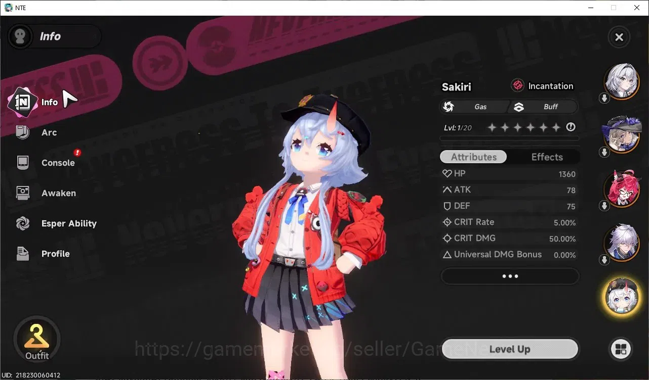 Neverness to Everness Accounts GLOBAL SEA|HL 25|Tyc 9|Hotori Prem Team|5 SSR|Hoto image 5