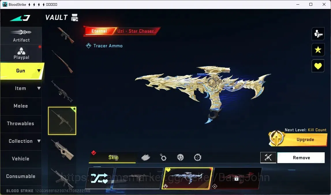 Blood Strike Accounts ASIA | Eternal Uzi-Star Chaser | 1 EVA Gun | 6 Ult image 10