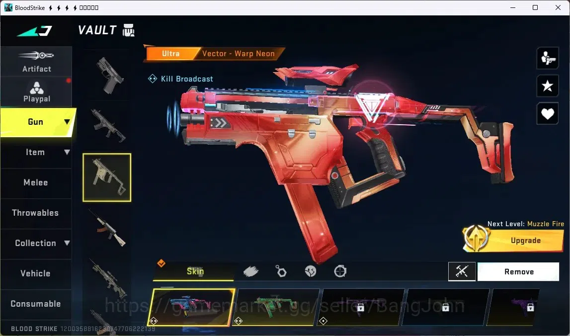 Blood Strike Accounts ASIA | Eternal Uzi-Star Chaser | 1 EVA Gun | 6 Ult image 4