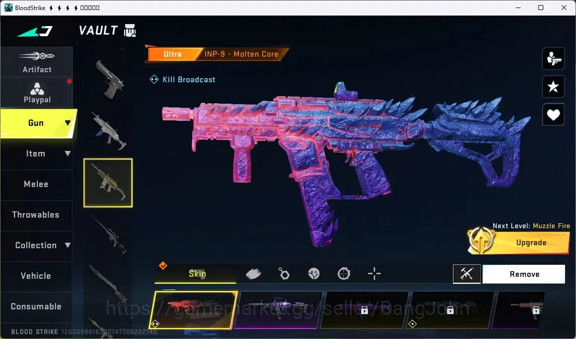 Blood Strike Accounts ASIA | Eternal Uzi-Star Chaser | 1 EVA Gun | 6 Ult image 5