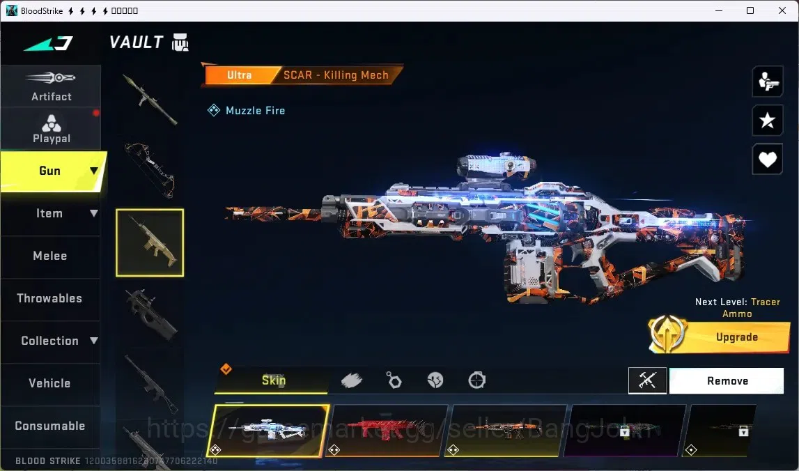 Blood Strike Accounts ASIA | Eternal Uzi-Star Chaser | 1 EVA Gun | 6 Ult image 6