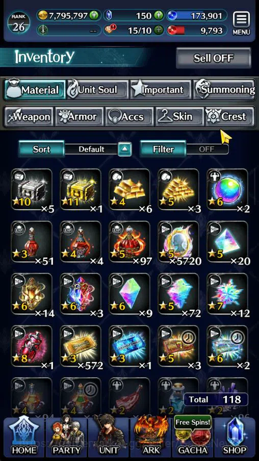 Last Cloudia Accounts GLOBAL|Rank 26|TopTierUnit (Spirit Maiden Sera,A R image 3