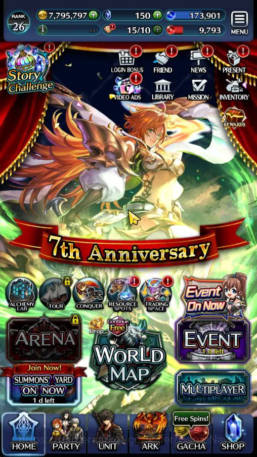 Last Cloudia Accounts GLOBAL|Rank 26|TopTierUnit (Spirit Maiden Sera,A R image 5