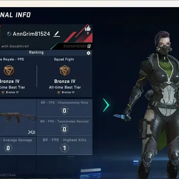 Blood Strike Accounts Others ASIA|Ultra Melee:ButterflyKnife-Synthwave|4 Legendary Gun|1 Name-Changing Card|Check SS BS2982B