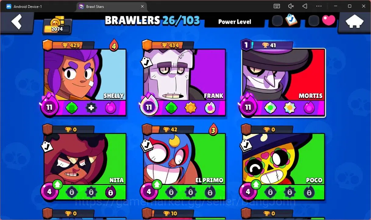 Brawl Stars Accounts Global |2074 Trophy|26 Brawler|3 Max Hypercharge(S image 5