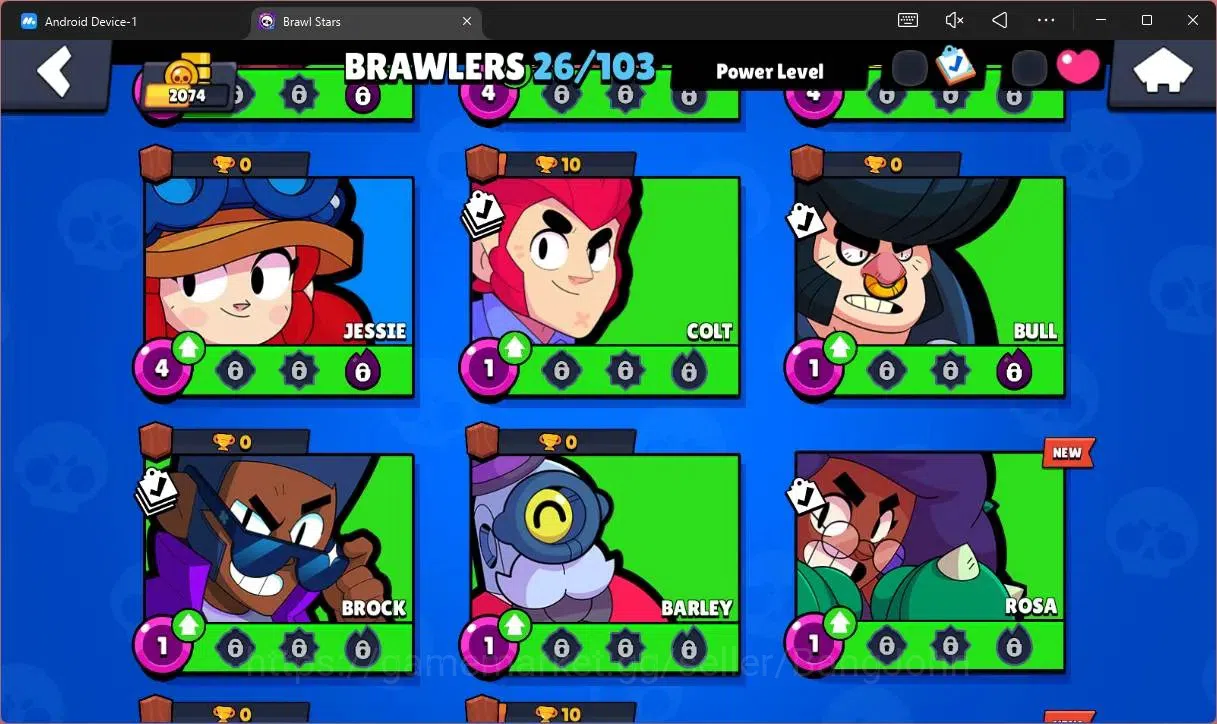 Brawl Stars Accounts Global |2074 Trophy|26 Brawler|3 Max Hypercharge(S image 6