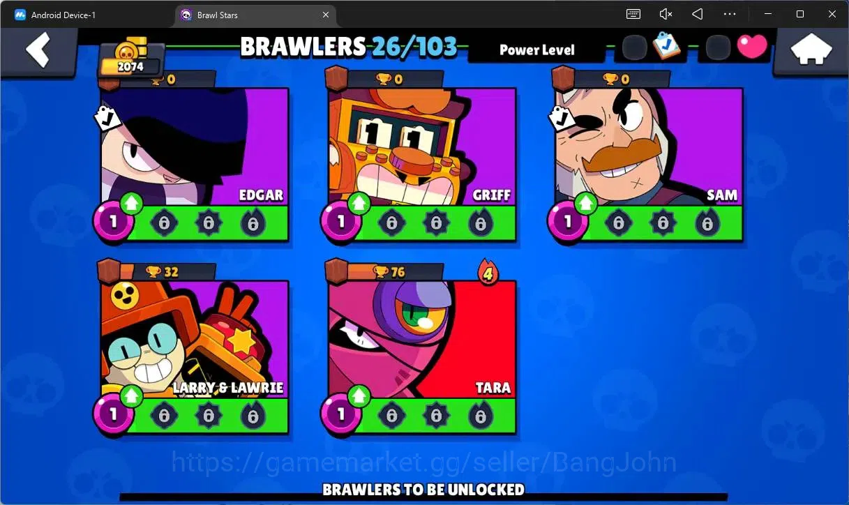Brawl Stars Accounts Global |2074 Trophy|26 Brawler|3 Max Hypercharge(S image 9