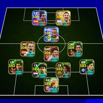 eFootball Accounts Meta Player FLASH SALE Collective 3231 || 3 Bight Time Lionel Messi X Rice X Inesta X Neymar X Ferran