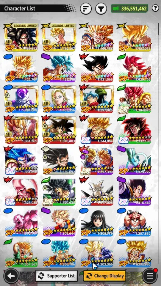 Dragon Ball Legends Accounts Android |Lvl 158|Ready PVP|336M Total Power|280 CC image 10