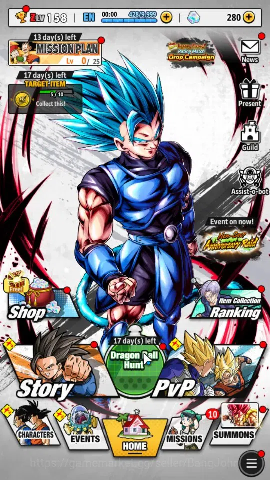 Dragon Ball Legends Accounts Android |Lvl 158|Ready PVP|336M Total Power|280 CC image 13