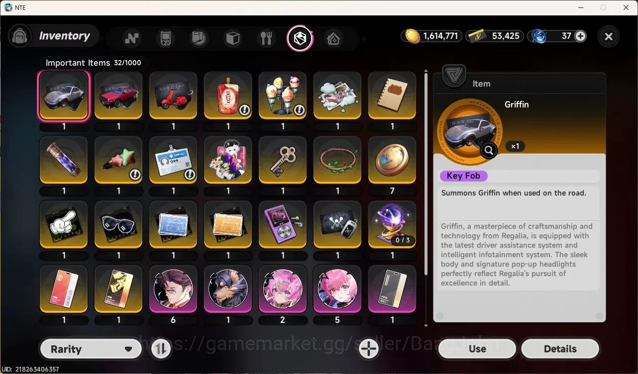 Neverness to Everness Accounts EU|Hunter Lv 33|4 S-Class/1 Limited [Shinku Awaken 3 + Sign + Student Outfit]|6 A-Class|MC 12