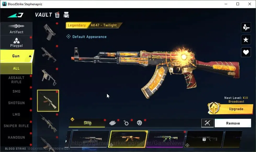Blood Strike Accounts ASIA|ETERNAL Desert Eagle-Scorpius|4 ULTRA[FN2000, image 10