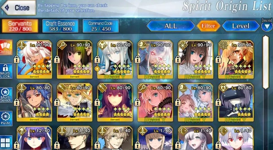 Fate-Grand Order Accounts NA Lv 115|7 limited ssr| Morgan, Tiamat, Draco, Ae image 10