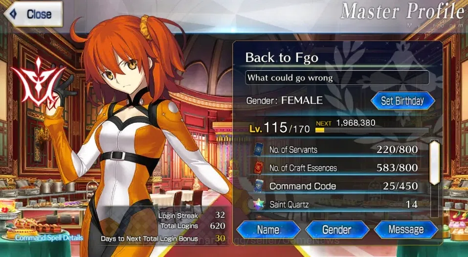 Fate-Grand Order Accounts NA Lv 115|7 limited ssr| Morgan, Tiamat, Draco, Ae image 11