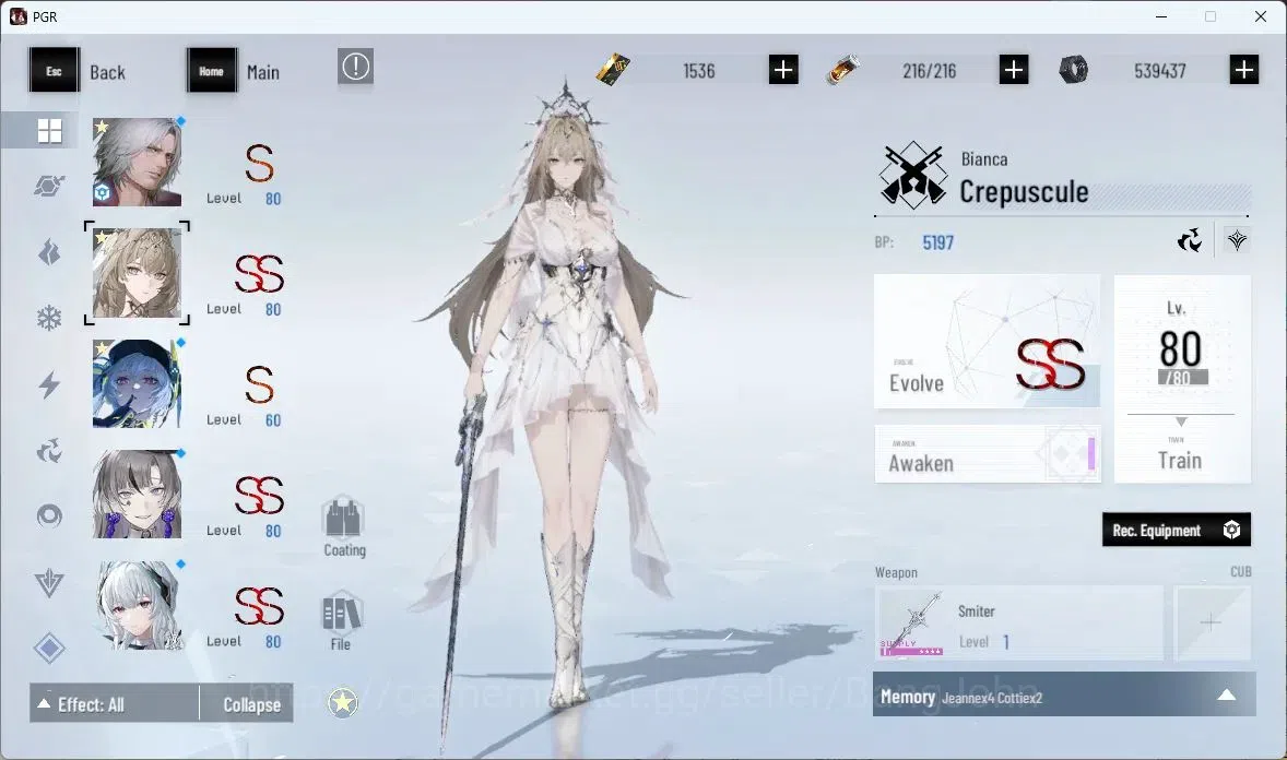 Punishing: Gray Raven Accounts ASIA|Lv 75| [S Daemonissa,S Limpidity,S Parhelion, image 12