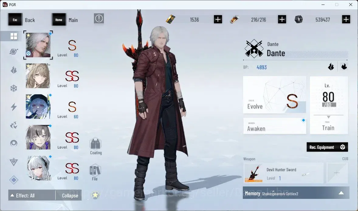 Punishing: Gray Raven Accounts ASIA|Lv 75| [S Daemonissa,S Limpidity,S Parhelion, image 13