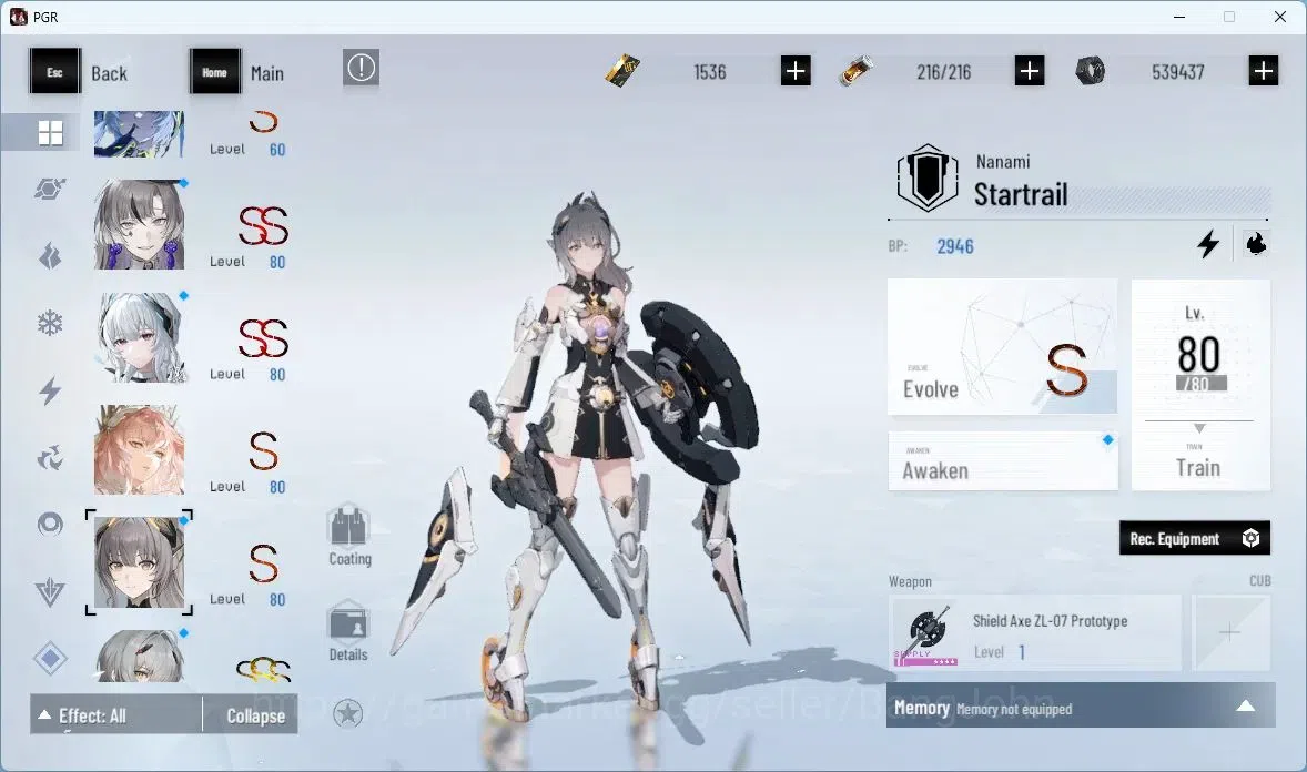 Punishing: Gray Raven Accounts ASIA|Lv 75| [S Daemonissa,S Limpidity,S Parhelion, image 6