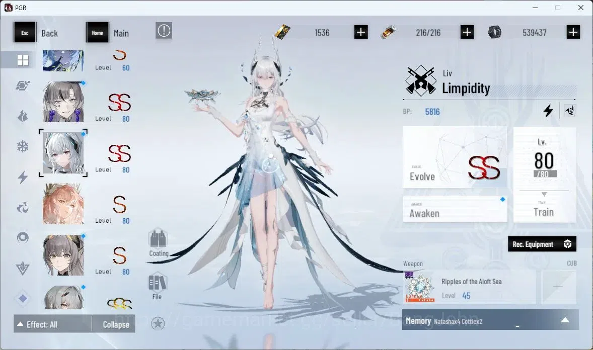 Punishing: Gray Raven Accounts ASIA|Lv 75| [S Daemonissa,S Limpidity,S Parhelion, image 8