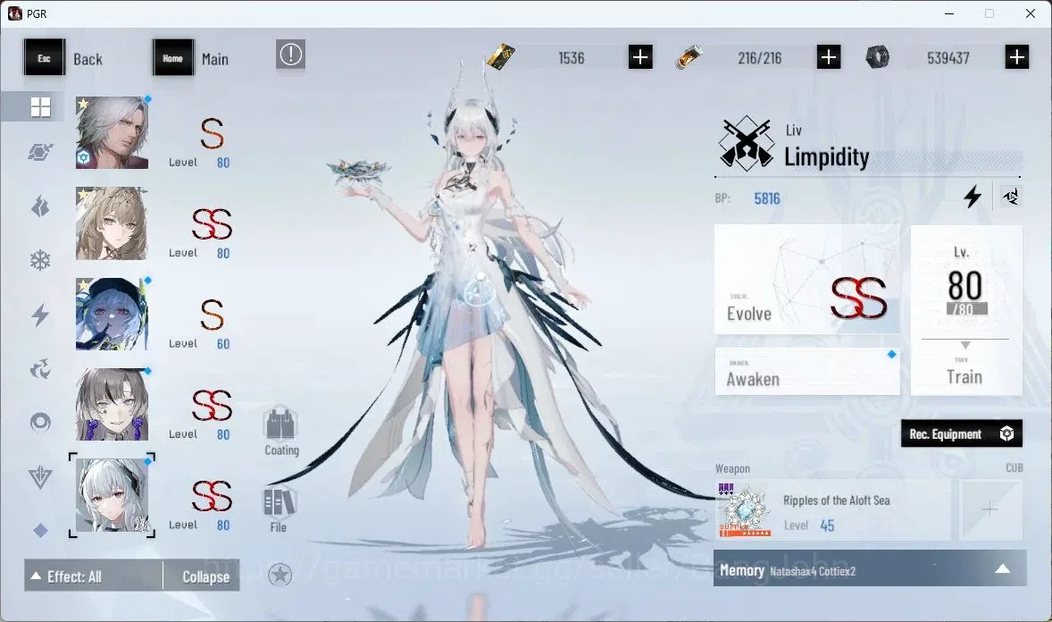 Punishing: Gray Raven Accounts ASIA|Lv 75| [S Daemonissa,S Limpidity,S Parhelion, image 9