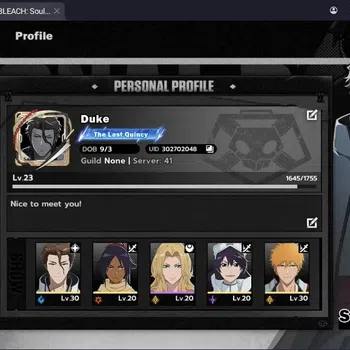 BLEACH: Soul Resonance Accounts Nuverse SEA|Lv.23|4 SSR 1Sign(Yoruichi,Aizen,IchigoDZ,Bambietta+Sign)|Log Google|Check SS