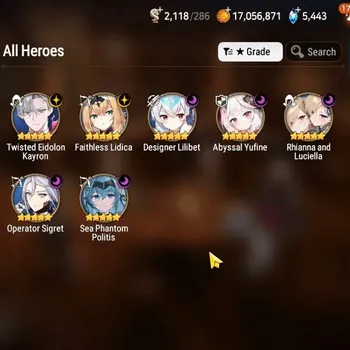Epic Seven Accounts Starter GLOBAL UnVerif|NewEra|7 ML(Rhiana&Luciella,SP Politis,F Lidica,Etc)+Haru,AB
