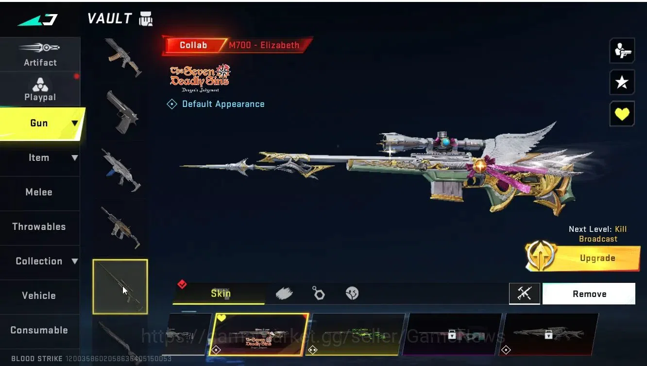 Blood Strike Accounts ASIA|2 ETERNAL[ZERO-Odashadow]+Collab 7DS[M700,AK4 image 15