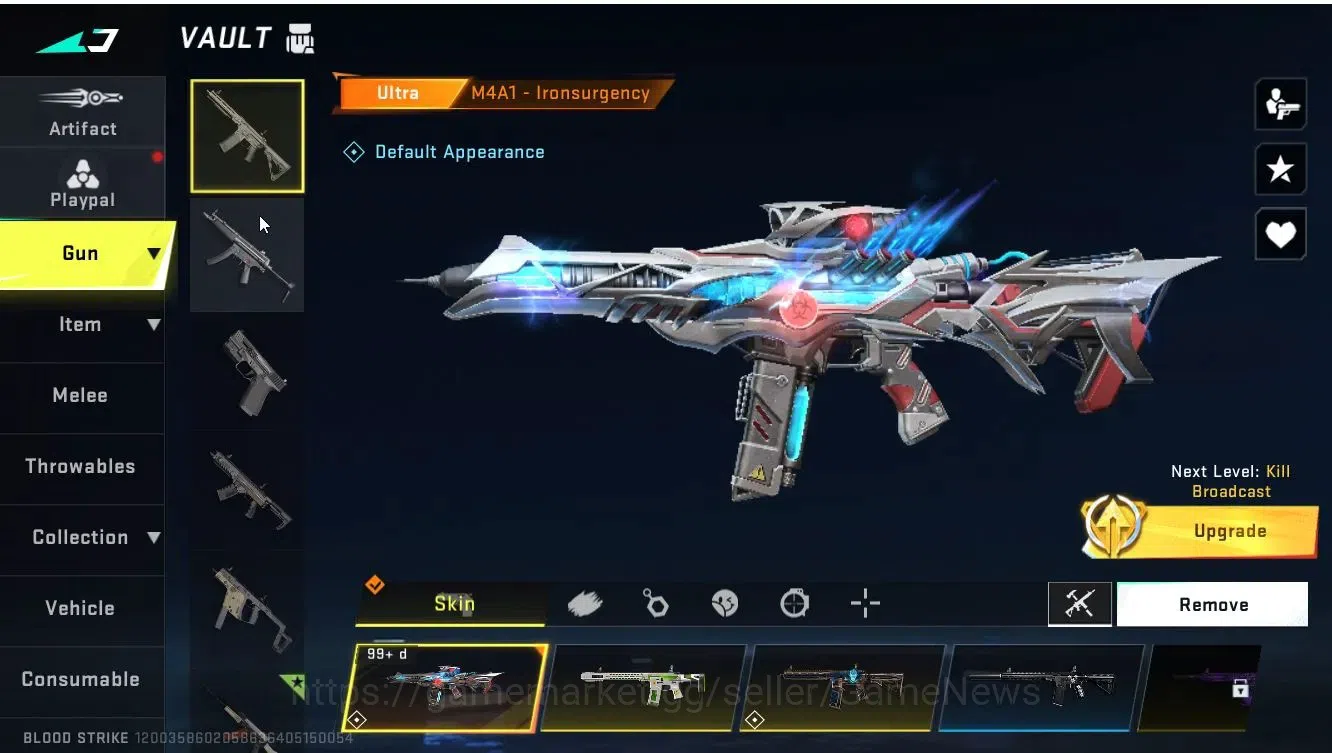 Blood Strike Accounts ASIA|2 ETERNAL[ZERO-Odashadow]+Collab 7DS[M700,AK4 image 19