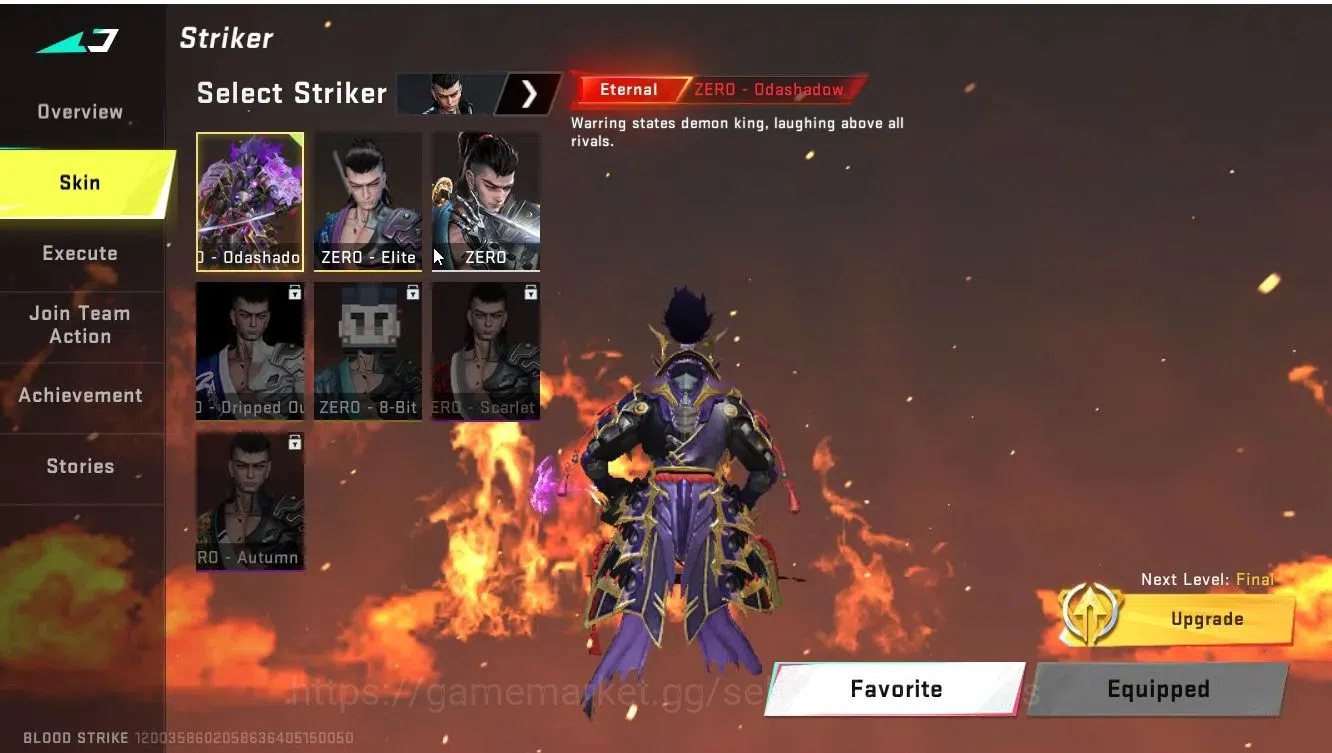 Blood Strike Accounts ASIA|2 ETERNAL[ZERO-Odashadow]+Collab 7DS[M700,AK4 image 8