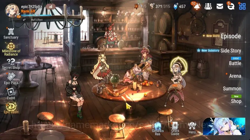 Epic Seven Accounts Limited Hero GLOBAL Unverif| 12 ML (TR Elvira, SECeline, Zio, LQCharlotte, DJBasar, BHwayoung, DDR, etc 1