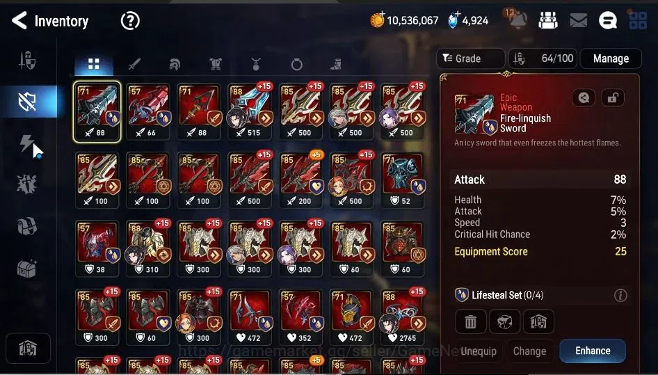 Epic Seven Accounts GLOBAL Unverif|New Era|2 ML(US Choux,SB Aramintha) image 19