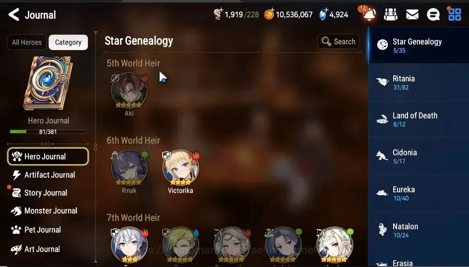 Epic Seven Accounts GLOBAL Unverif|New Era|2 ML(US Choux,SB Aramintha) image 4