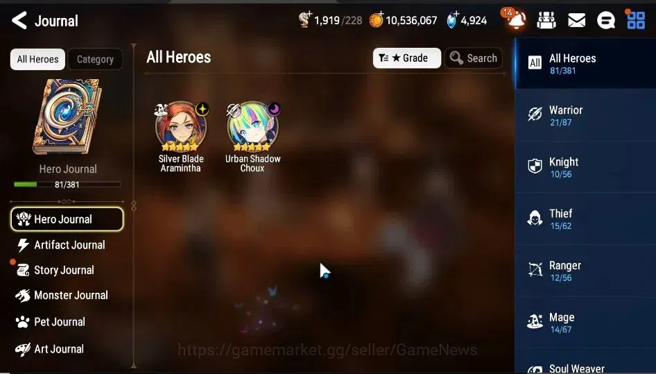 Epic Seven Accounts GLOBAL Unverif|New Era|2 ML(US Choux,SB Aramintha) image 5