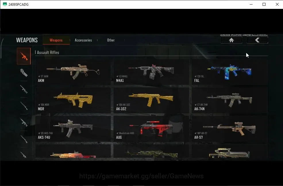 Arena Breakout Accounts High Value MOBILE|Lvl 30|SV 98,6M|CV 85M|7 Set|ET AKM|LS M4A1,CB FAL,ET AK-47N,QS AKS-74U,WP AR-57 6