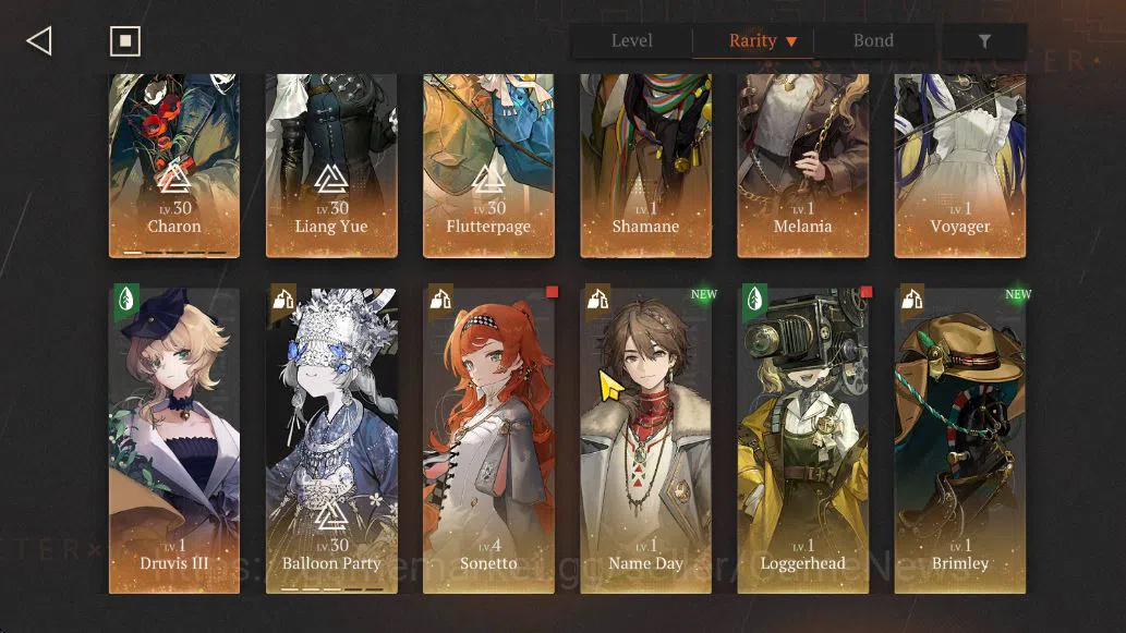 Reverse: 1999 Accounts Starter GLOBAL|Lv 35||7*6Crew +1 limit|[CharonP1]+PSY,Liang Yue,Flutterpage,Shamane,Melania,Etc|1200 3