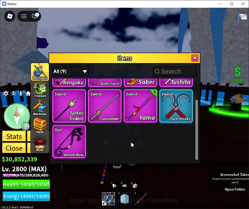 Roblox Accounts Blox Fruit |Lv Max + Ice,GodHuman|30M Beli 57K Fra image 3