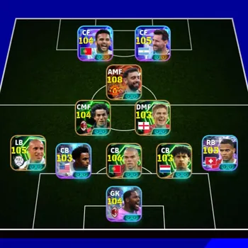 eFootball Accounts Mid-Tier Kolektif 3234+ Goncalo Ramos x Messi x Bruno Fernandes x Roberto Donadoni x Steven Gerrard x