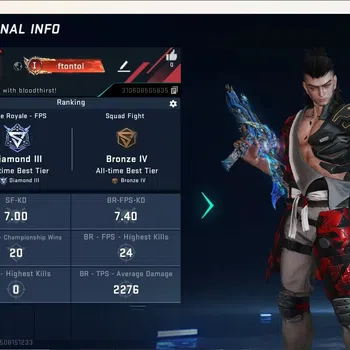 Blood Strike Accounts Others ASIA|1 Ultra Gun:Glock-MoneyShot|5 Legendary Gun|Check SS BS2831B